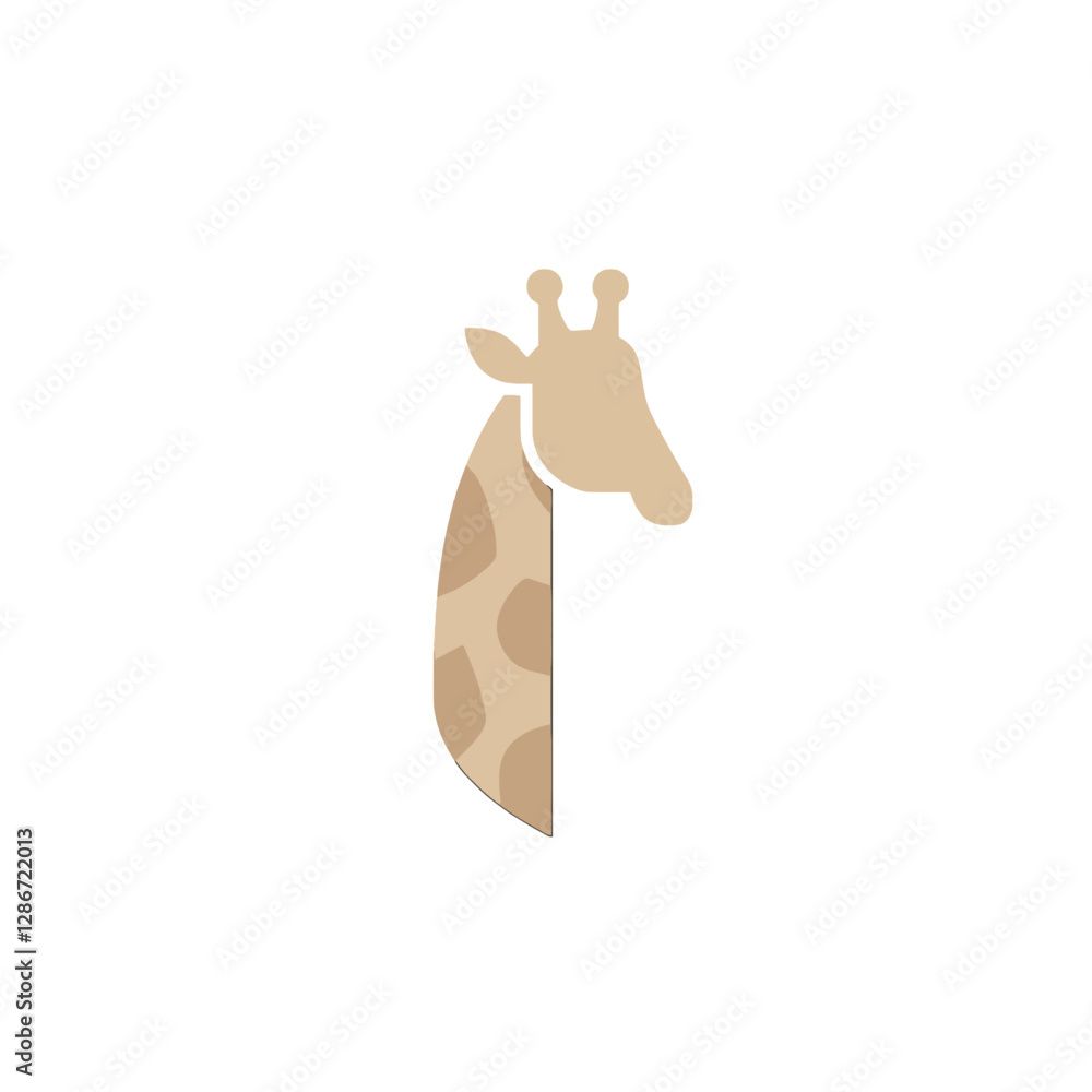 Obraz premium Giraffe Vector Logo Design