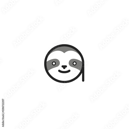 Sloth Vector Logo Design