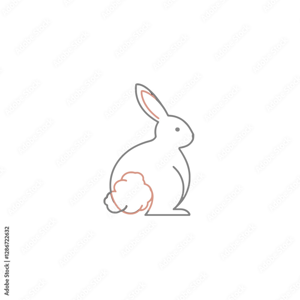 Rabbit Vector Logo Design