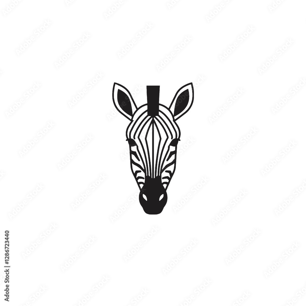 Zebra Vector Logo Design Zebra Vector Logo Design