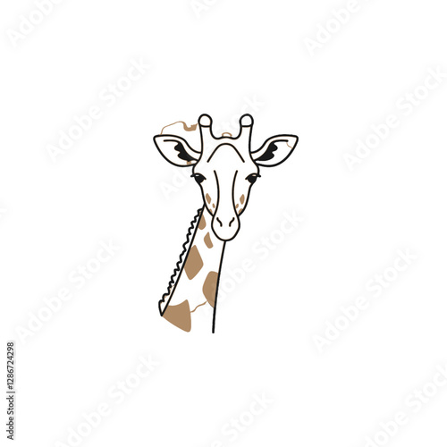 Giraffe Vector Logo Design