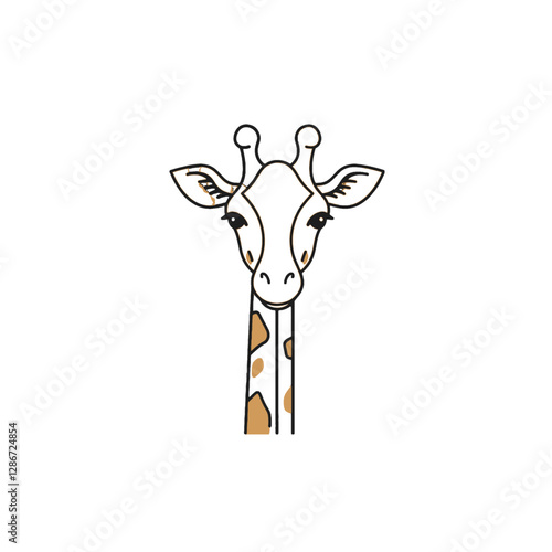 Giraffe Vector Logo Design