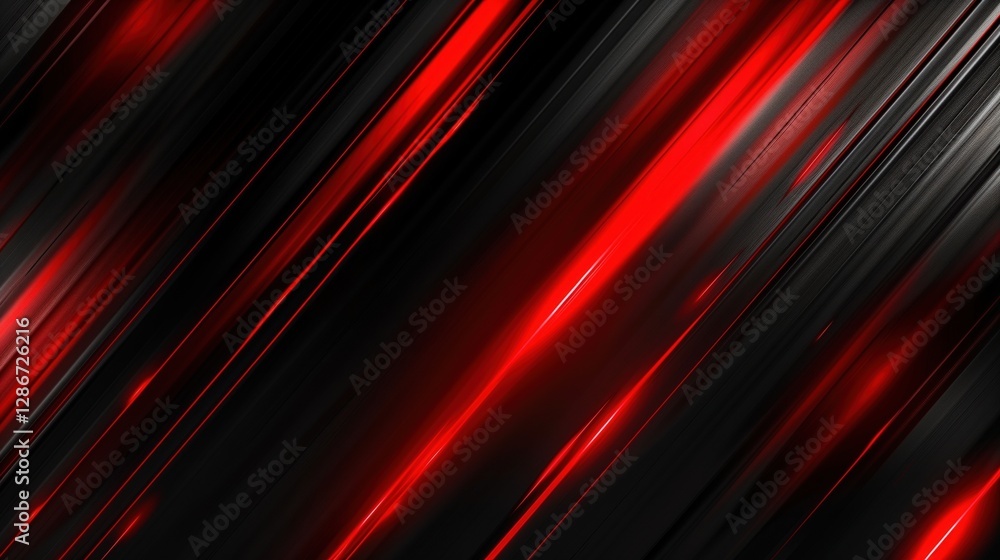 Dynamic abstract background featuring red and black diagonal streaks. Modern technology and gaming Dynamic abstract background featuring red and black diagonal streaks. Modern technology and gaming