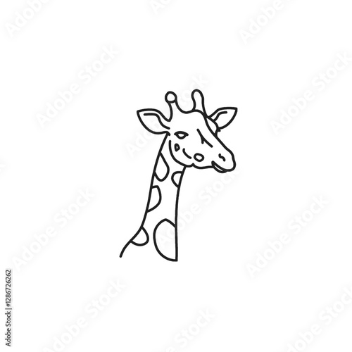 Giraffe Vector Logo Design