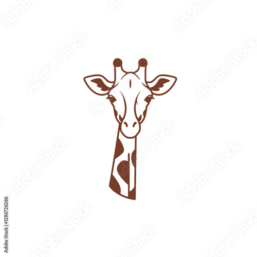 Giraffe Vector Logo Design