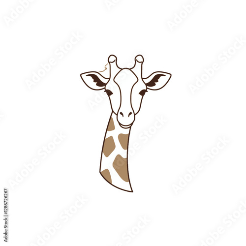 Giraffe Vector Logo Design