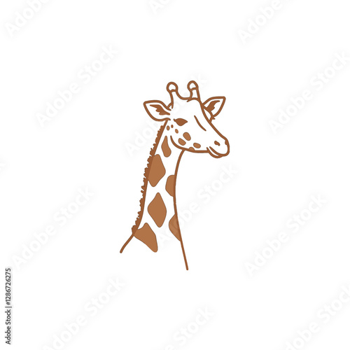 Giraffe Vector Logo Design