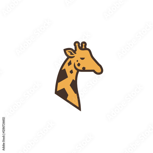 Giraffe Vector Logo Design