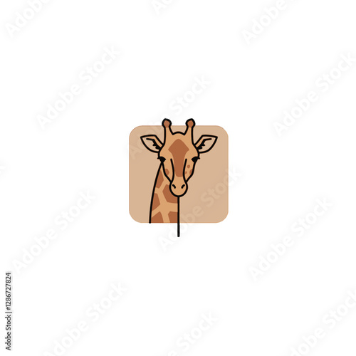 Giraffe Vector Logo Design