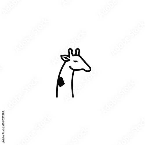 Giraffe Vector Logo Design