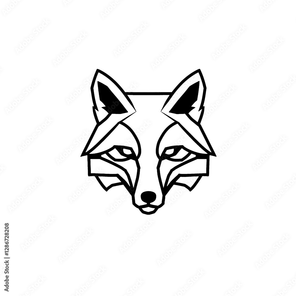 Obraz premium Fox Vector Logo Design