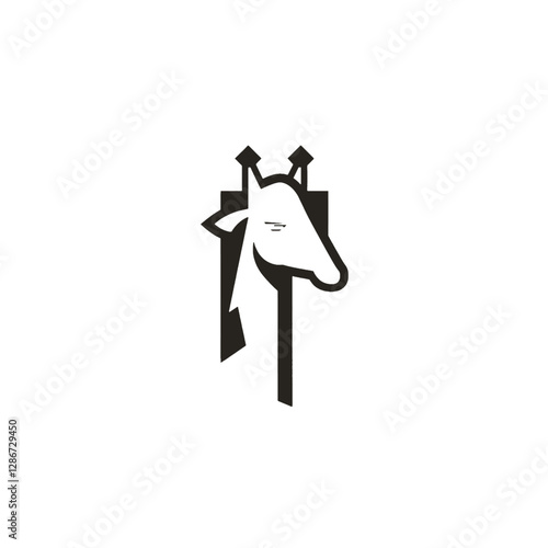 Giraffe Vector Logo Design