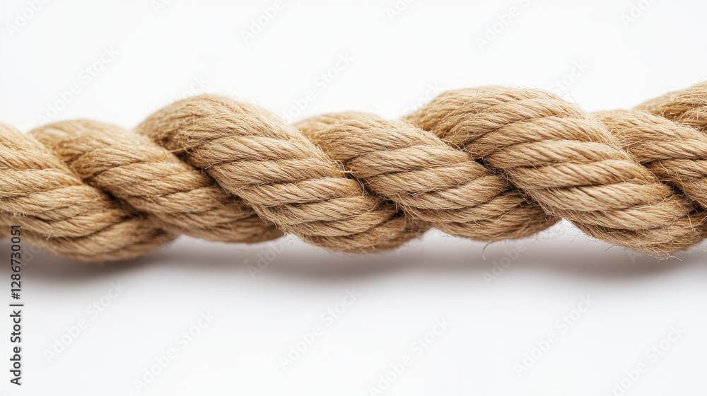 A close-up of a twisted natural fiber rope, showcasing its texture and intricate weave. A close-up of a twisted natural fiber rope, showcasing its texture and intricate weave.