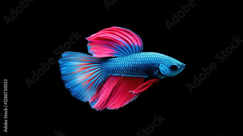 Anatomy, High-resolution image of a betta fish's gill showcasing intricate details and vibrant colors.