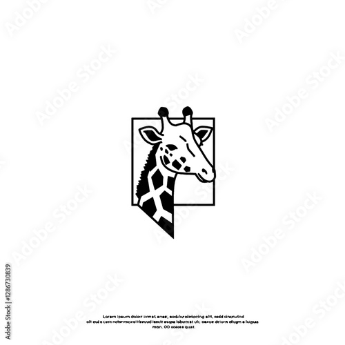 Giraffe Vector Logo Design