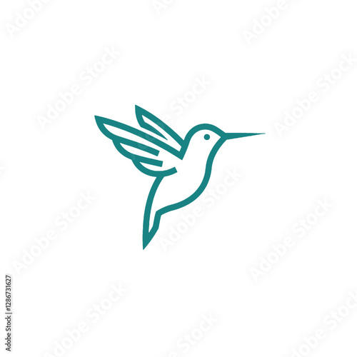 Hummingbird Vector Logo Design