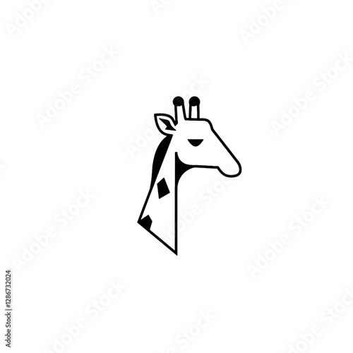 Giraffe Vector Logo Design