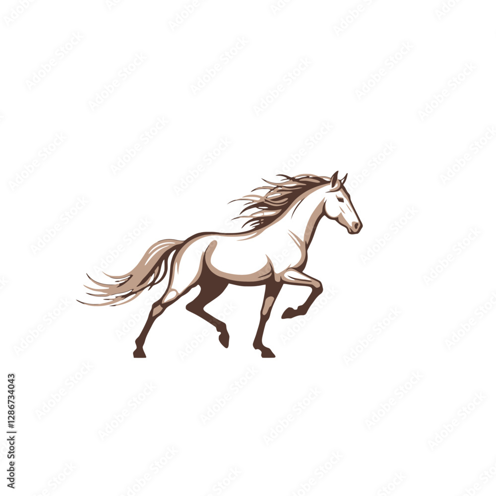 Obraz premium Horse Vector Logo Design