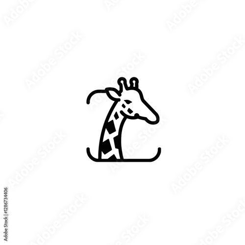 Giraffe Vector Logo Design
