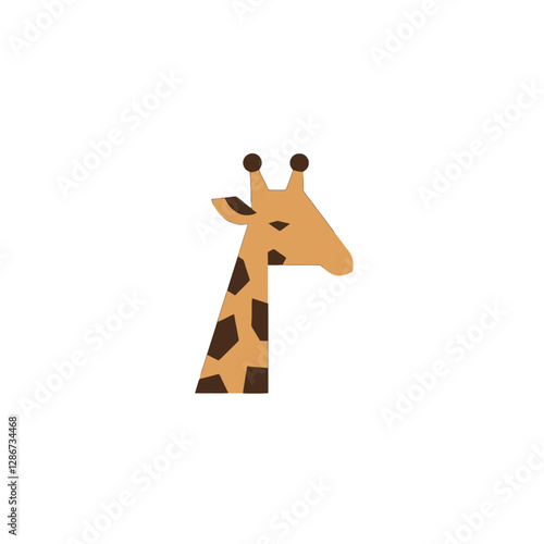 Giraffe Vector Logo Design