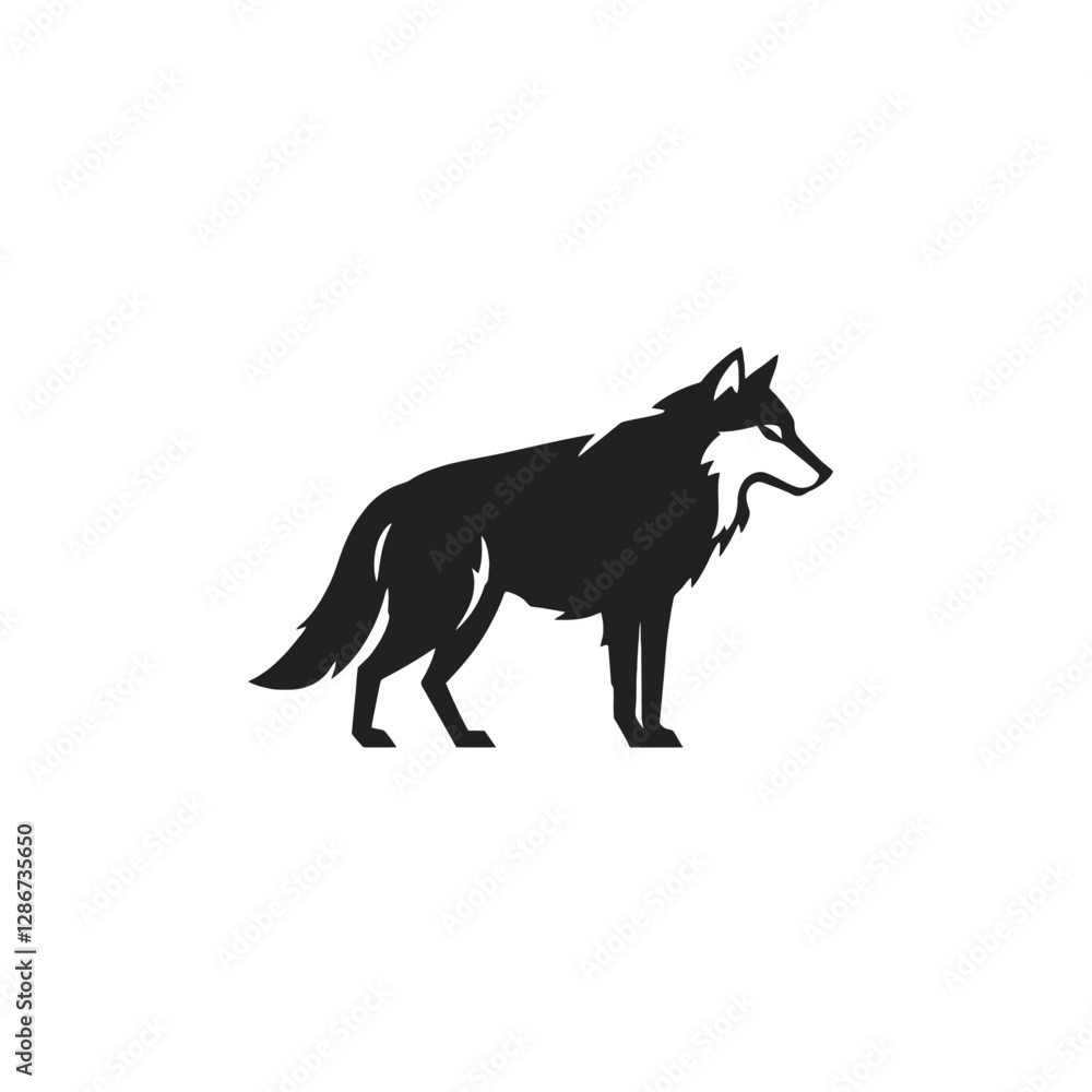 Fototapeta premium Wolf Vector Logo Design