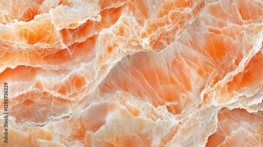 Warm peach-pink marble with soft feathered textures and delicate veins Warm peach-pink marble with soft feathered textures and delicate veins