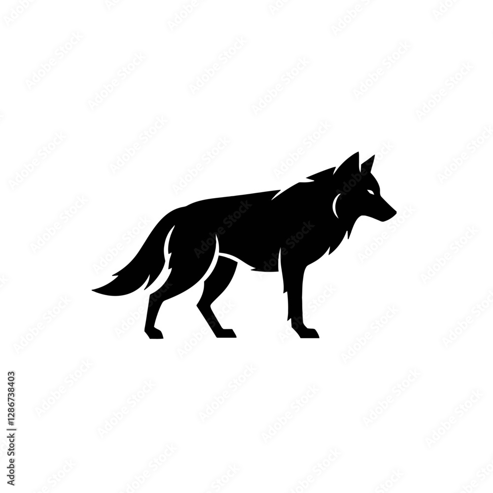 Fototapeta premium Wolf Vector Logo Design