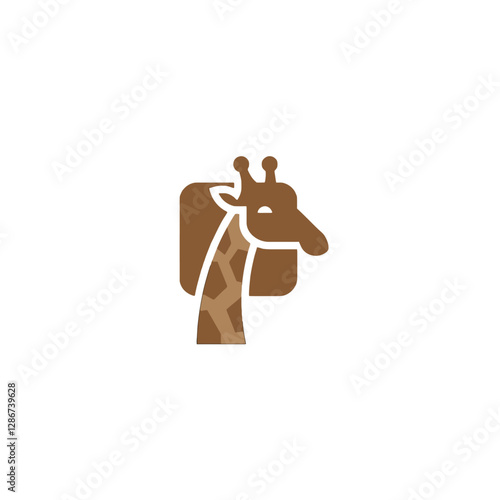 Giraffe Vector Logo Design