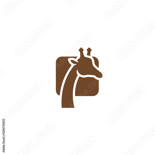 Giraffe Vector Logo Design