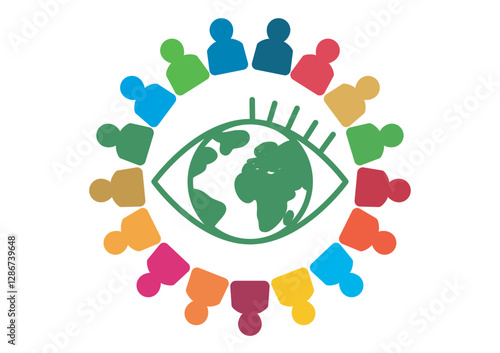 People Sustainable Development Goals 13 icon Climate Action