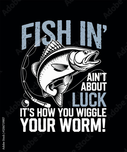 Fishing T-shirt Design