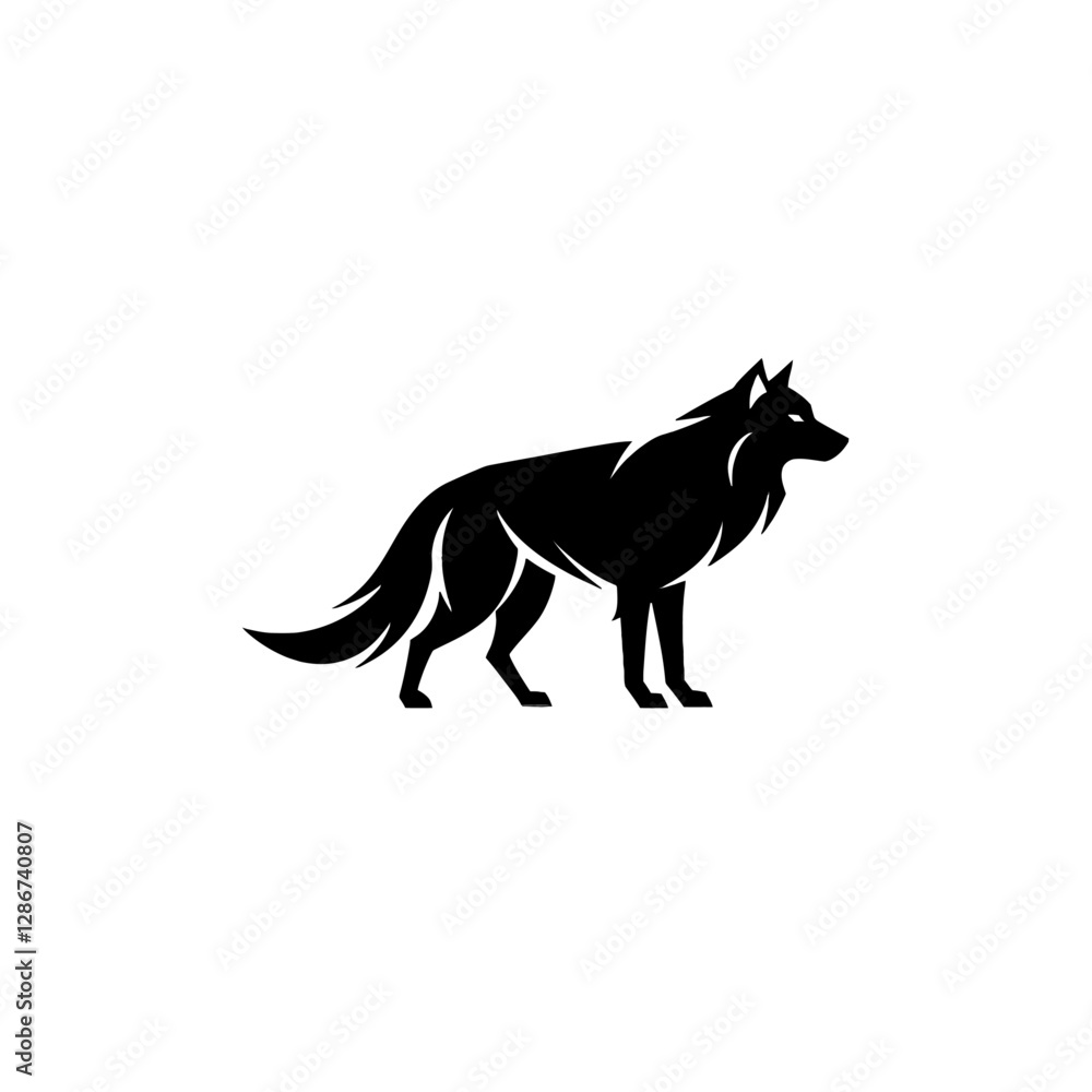 Wolf Vector Logo Design Wolf Vector Logo Design