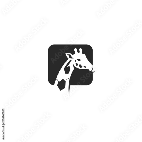 Giraffe Vector Logo Design