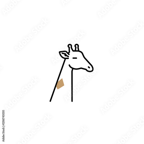 Giraffe Vector Logo Design