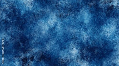 Deep blue abstract texture reflecting calmness and serenity in artistry