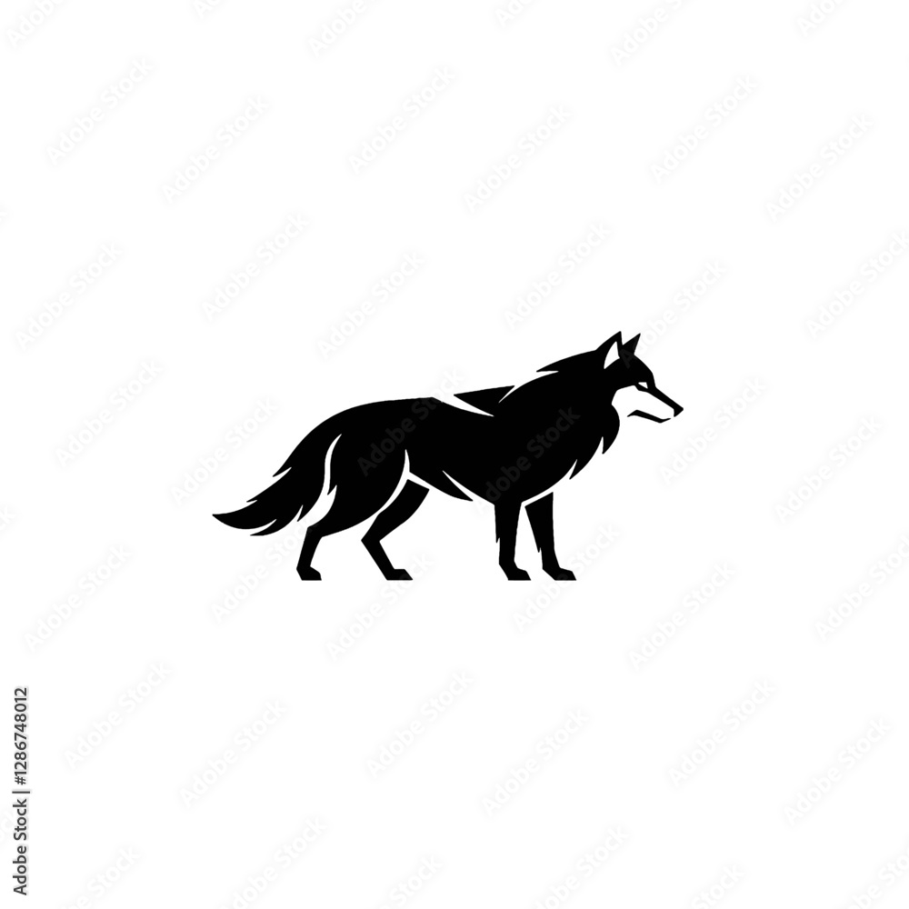 Fototapeta premium Wolf Vector Logo Design