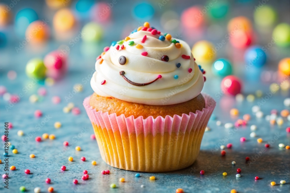 cupcake with icing cupcake with icing