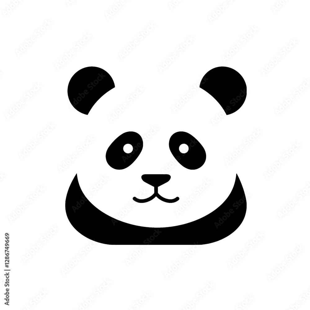 Panda Vector Logo Design Panda Vector Logo Design