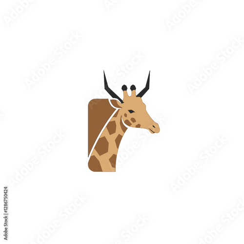 Giraffe Vector Logo Design