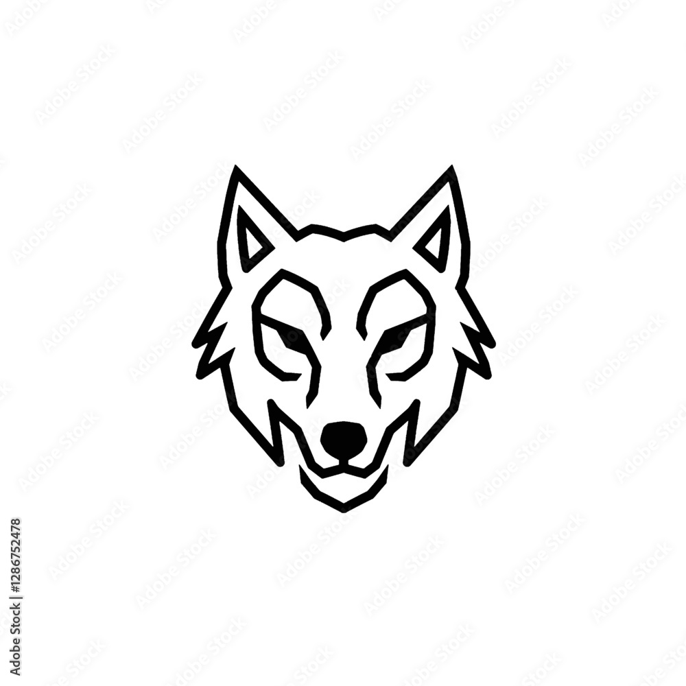 Wolf Vector Logo Design Wolf Vector Logo Design