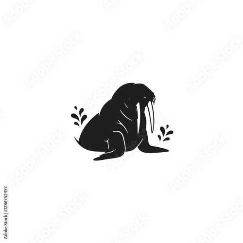 Walrus Vector Logo Design