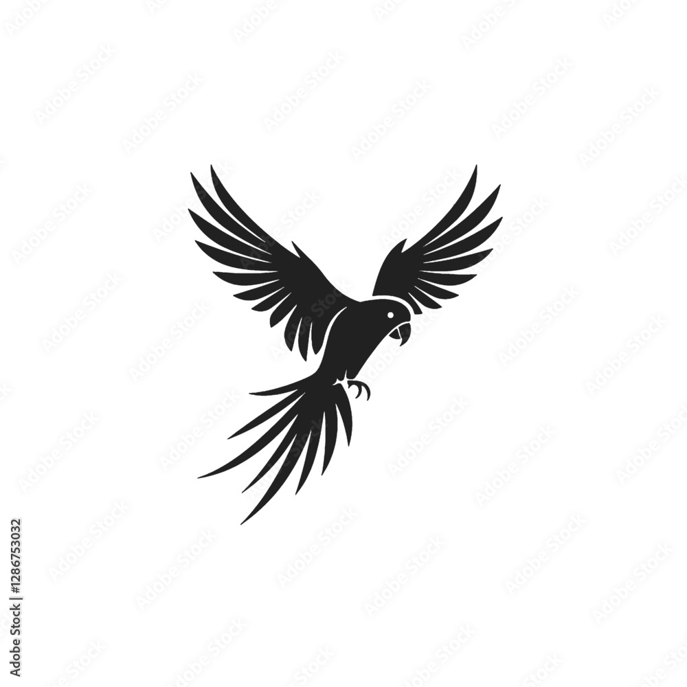 Parrot Vector Logo Design Parrot Vector Logo Design