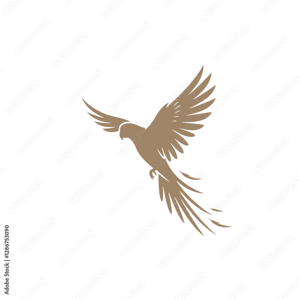 Obraz premium Parrot Vector Logo Design