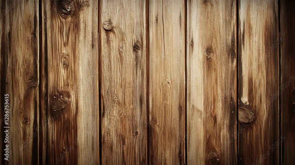 Warm brown wooden texture with grain patterns
