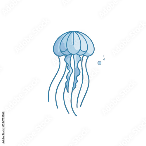 Jellyfish Vector Logo Design
