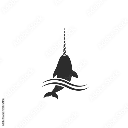Narwhal Vector Logo Design