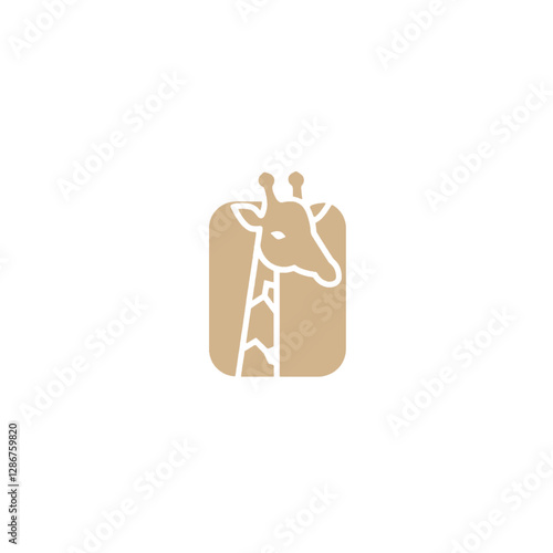 Giraffe Vector Logo Design