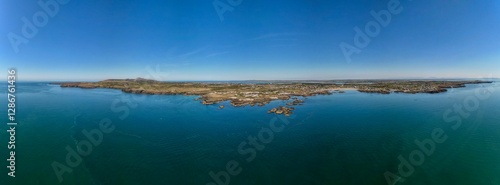 Anglesey coastline, Holyhead and South Stack. Wales