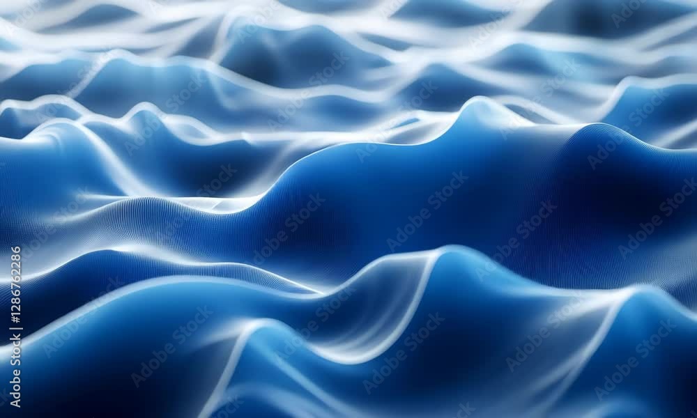 Abstract blue waves background video clip for creative visual projects Abstract blue waves background video clip for creative visual projects