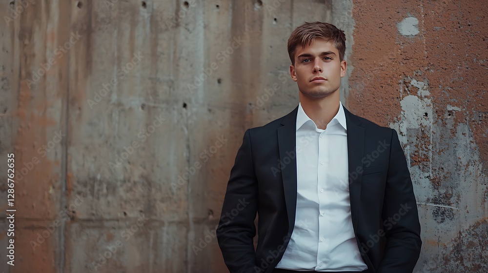 Nothing is a magnet for success like self confidence Portrait a confident young businessman standing against an urban background businessman